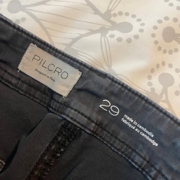 Pilcro Black Flare Pants - Picture 2 of 4